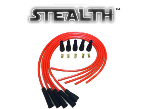 MGB 1962-1974 Stealth Electronic ignition Kit with Red Carbon Core HT leads 